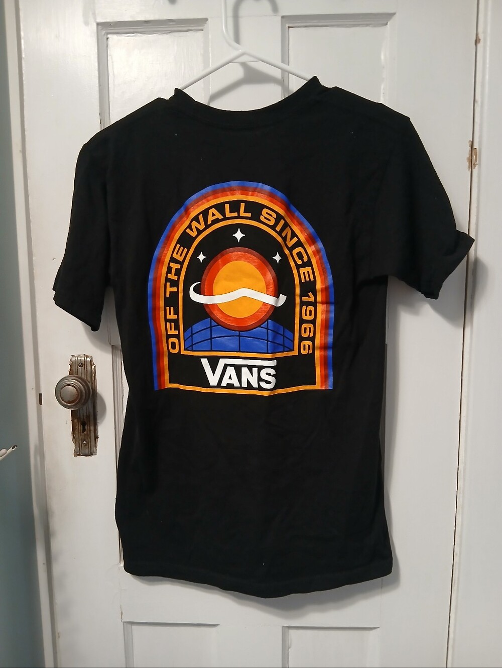 Vans Off The Wall Tshirt Clothing Mens Top Space